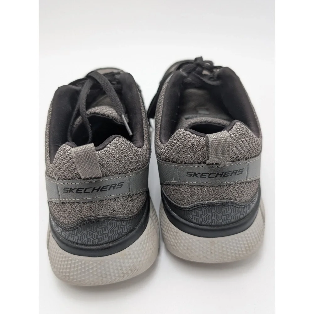 Skechers‎ Sneakers Mens 9 Gray 51532 CCBK Relaxed Fit Air-Cooled Memory Foam Gym